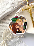 Hermione y Draco, Marcapáginas Literarios Edición Corazones.