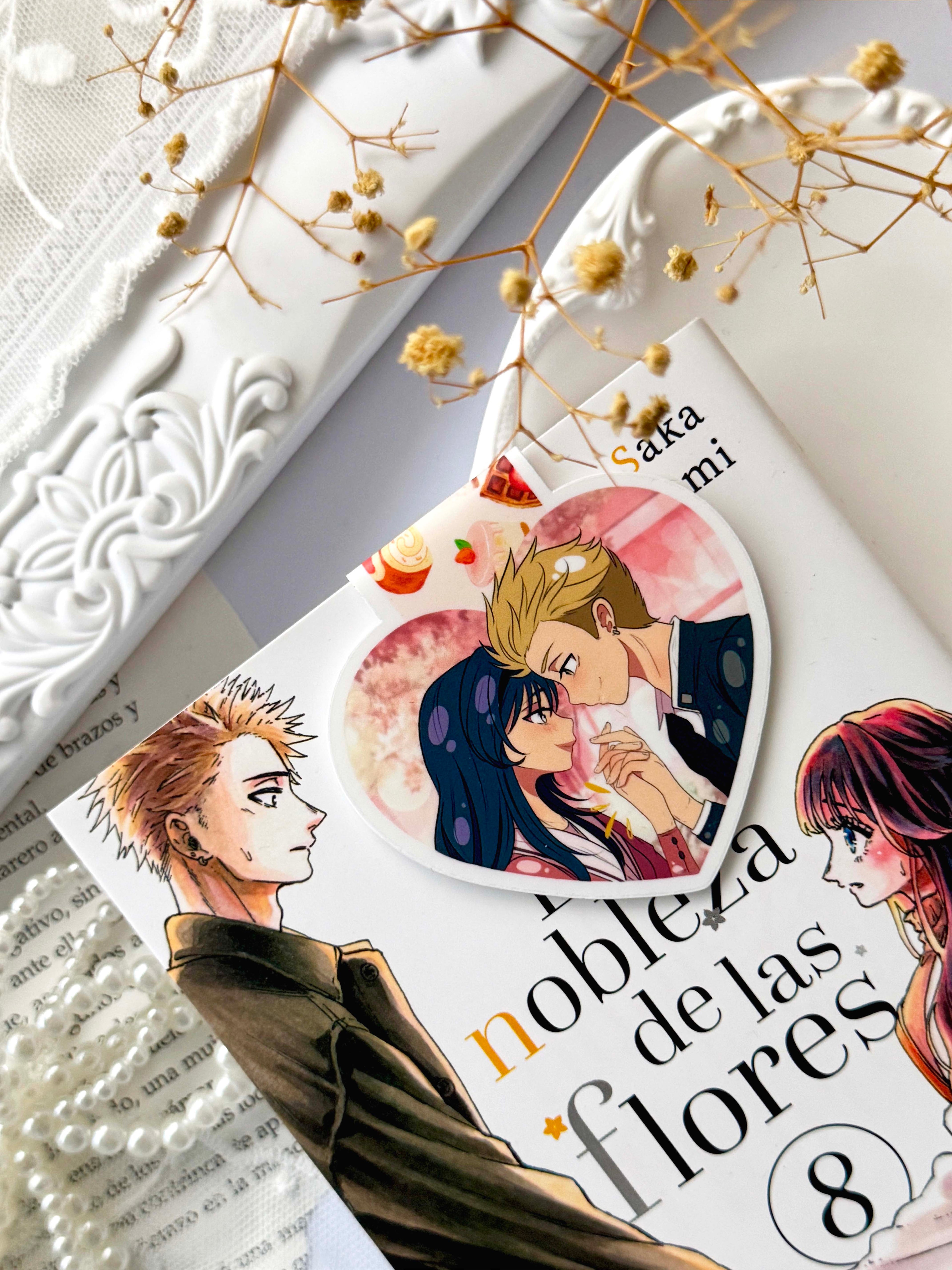 La nobleza de las flores, Marcapáginas Manga Edición Corazones.