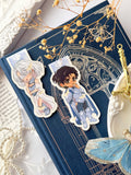 Marcapáginas Literarios Chibis, El caballero y la polilla.