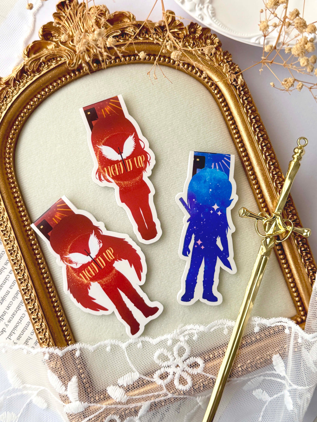 Marcapáginas Literarios Chibis, The City of moon and shadow.