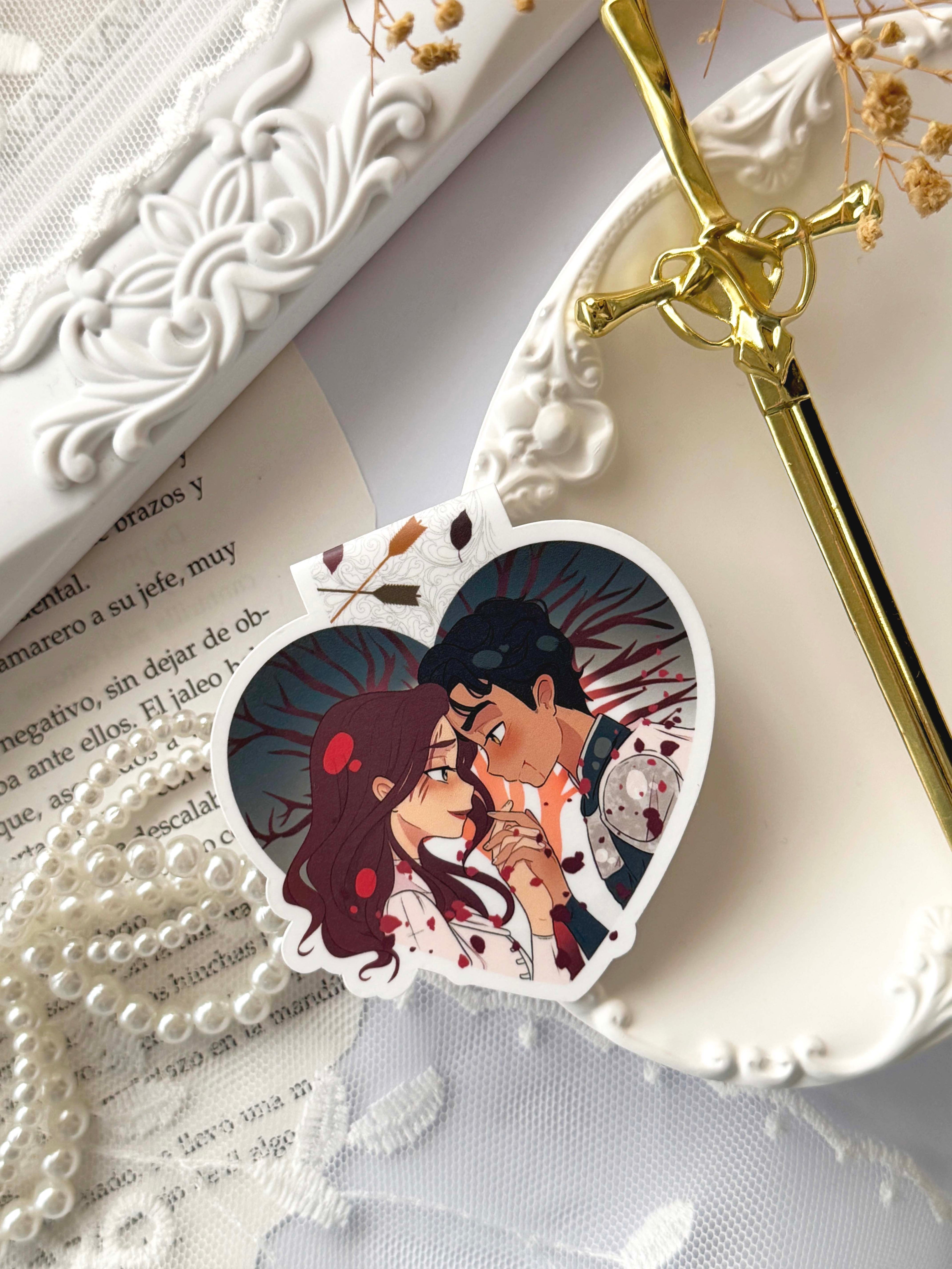 Sangre y Cenizas, Marcapáginas Literarios Edición Corazones.